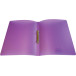 Alpha classeur à anneaux, pour ft A4, en PP, 2 anneaux de 16 mm, violet tranparent