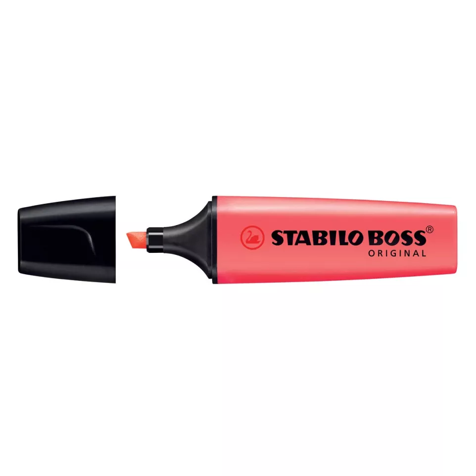 STABILO BOSS ORIGINAL markeerstift, rood