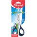 Maped ciseaux Sensoft, ft 16 cm, gauche, bouts pointus, inox, couleurs assorties, blister de 1 pièce