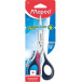 Maped ciseaux Sensoft, ft 16 cm, gauche, bouts pointus, inox, couleurs assorties, blister de 1 pièce
