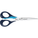 Maped ciseaux Sensoft, ft 16 cm, gauche, bouts pointus, inox, couleurs assorties, blister de 1 pièce