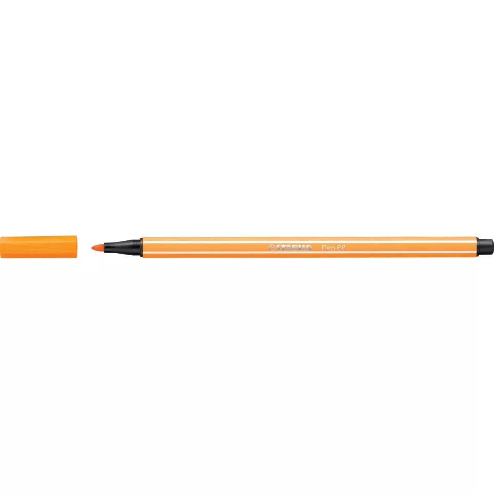 STABILO Pen 68 Felt Tip Marker, Orange
