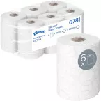 Kleenex handdoekrol Ultra Slimrol, 2-laags, 100 m per rol, pak van 6 rollen
