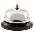 OFFICE products receptiebel, uit staal, diameter 85 mm