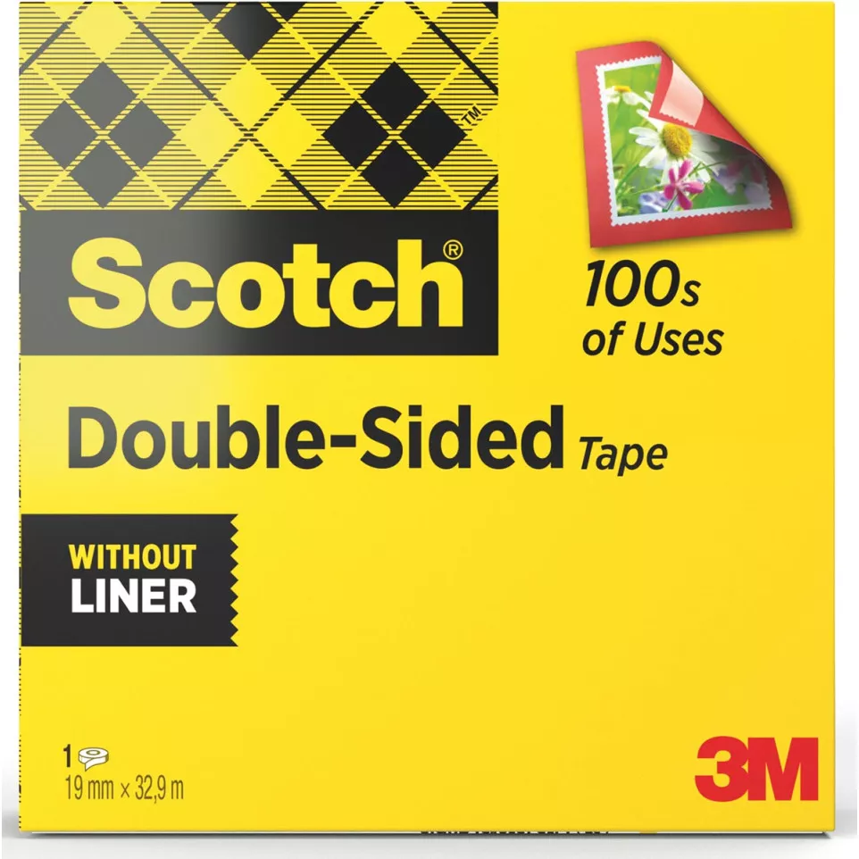 3M Scotch Double-Sided Tape 19 mm x 33 m