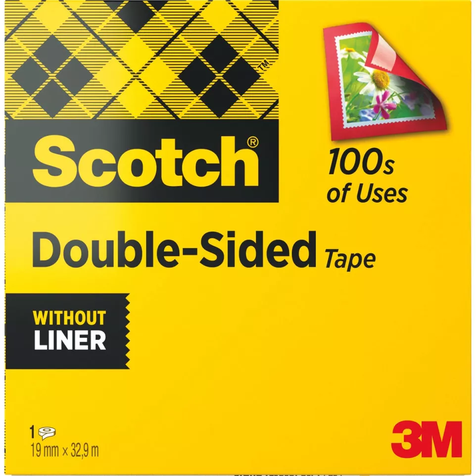 3M Scotch Double-Sided Tape 19 mm x 33 m