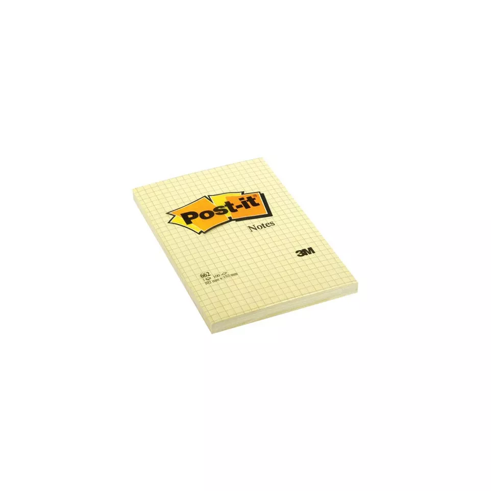 Post-it Notes, ft 102 x 152 mm, geel,...