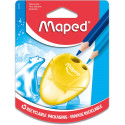 Maped Igloo 2-Hole Pencil Sharpener, Assorted Colors, 1 Piece Blister Pack