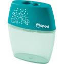 Maped Shaker 2-Hole Pencil Sharpener, Assorted Colors, Blister Pack of 1 Piece