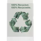 Esselte L-map, 100 % gerecycleerd, transparant, doos van 100 stuks