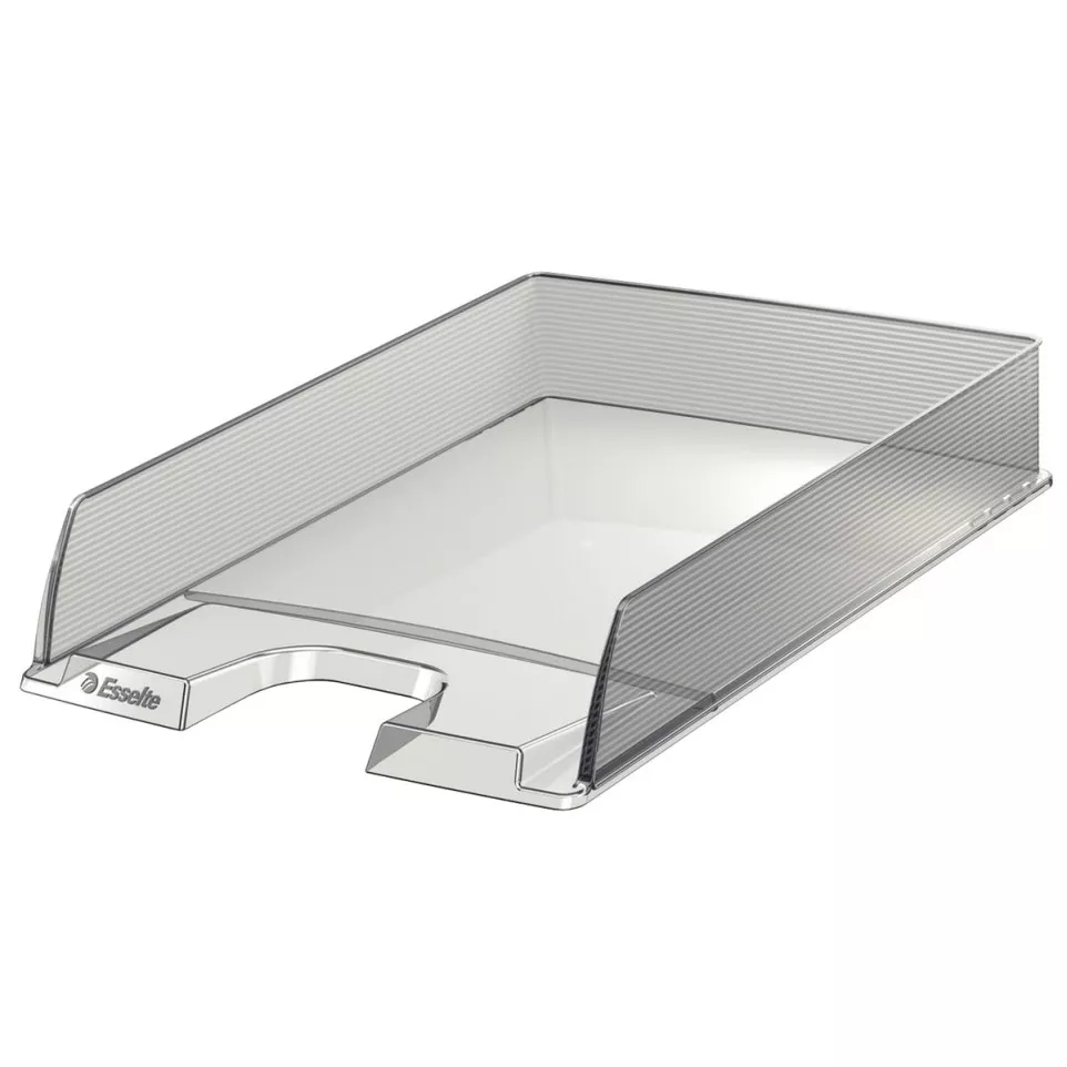 Esselte VIVIDA Letter Tray, transparent