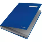 Esselte handtekenmap, ft A4, 20 vakken, blauw