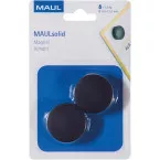 Maul Solid Magnet 38 mm 2.5 kg Pack of 2 Black