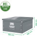 Leitz Click & Store WOW Large Storage Box A3 Black