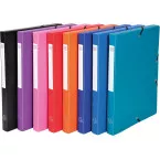 Exacompta boîte de classement dos de 2,5 cm              couleurs assorties