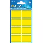 Avery Freezer Labels Blister Pack Yellow 40 Labels
