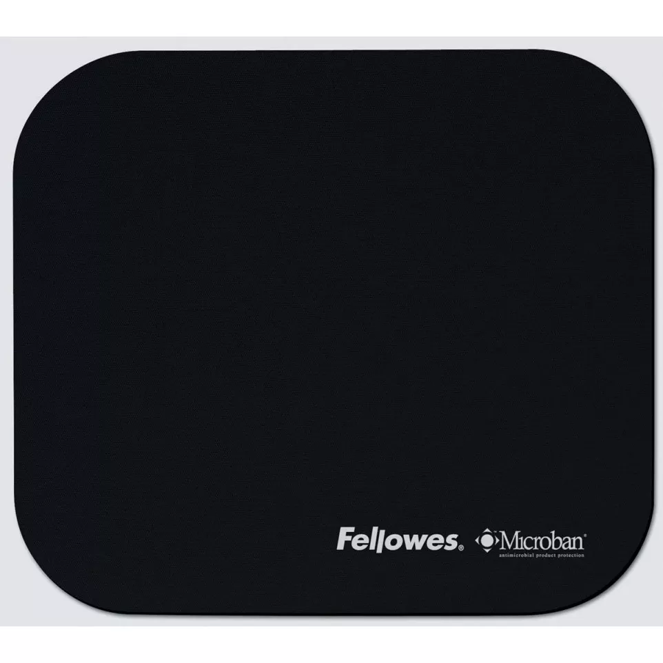 Fellowes Microban Mouse Pad Black