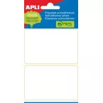Apli White Labels 53 x 82 mm (W x H), 12 Pieces, 2 per Sheet (2686)