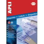 Apli Transparent Labels 48.5 x 25.4 mm, 880 Labels, 44 per Sheet, Box of 20 Sheets
