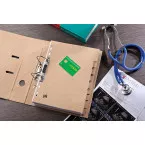 Oxford Touareg intercalaires, en carton, ft A4, non imprimé, 11 trous, 10 onglets