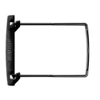 JalemaClip Binder Black Box of 100 Pieces