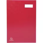 Exacompta Signature Book 24 x 35 cm Cardboard with PVC Cover 20 Compartments Red