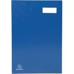 Exacompta signataire pour ft 24 x 35 cm, en carton couverte avec pvc, 20 compartiments, bleu
