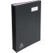 Exacompta Signature Book 24 x 35 cm Cardboard Covered with PVC 20 Compartments Black
