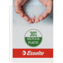 Esselte Quality A4 Punched Pockets made from 30% pre-consumer recycled plastic
