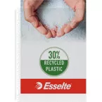Esselte showtas, PP, transparant, 30% pre-consumer gerecycleerd plastic