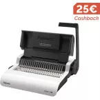 Fellowes Pulsar+ 300 Manual Plastic Comb Binding Machine