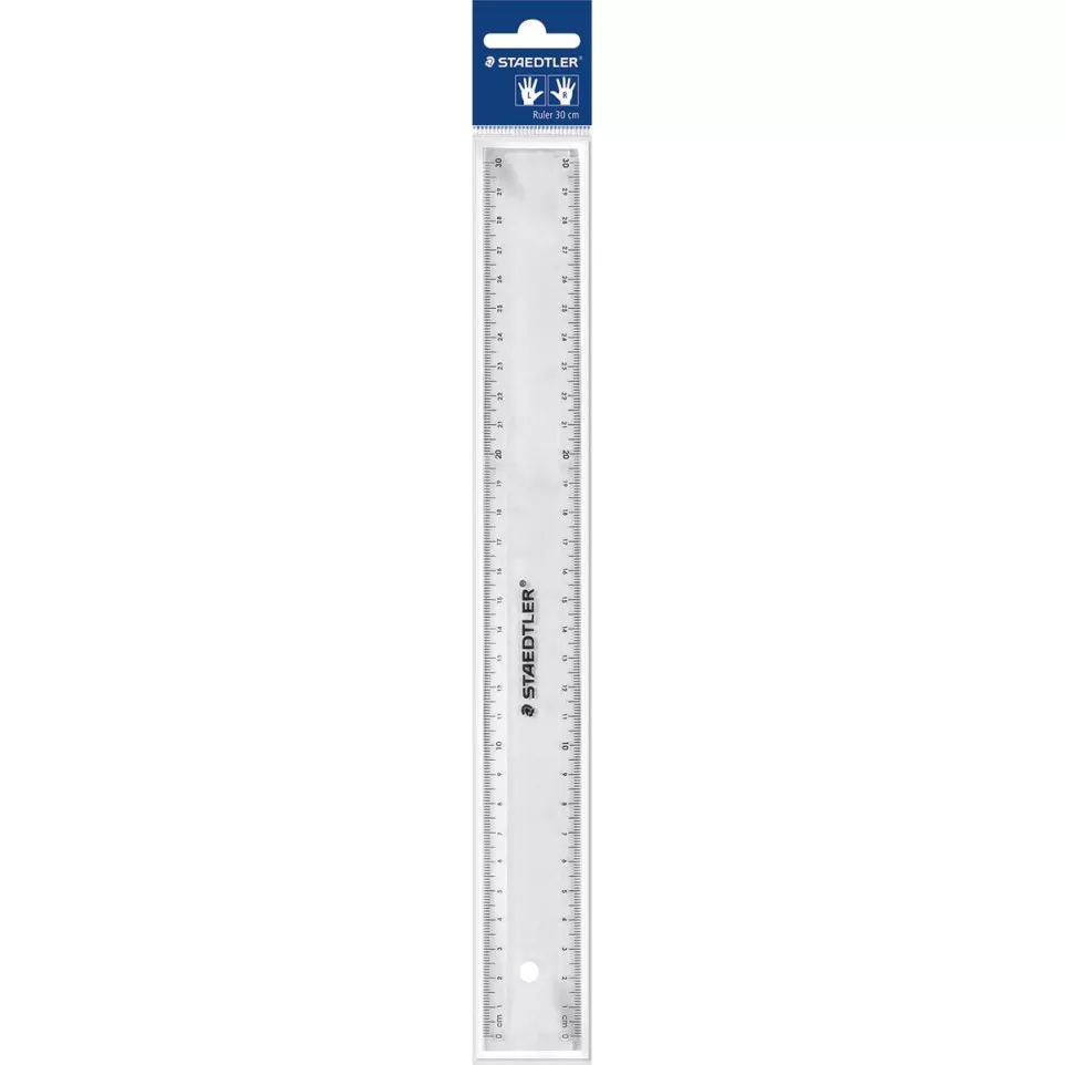Staedtler Transparent Ruler 30 cm