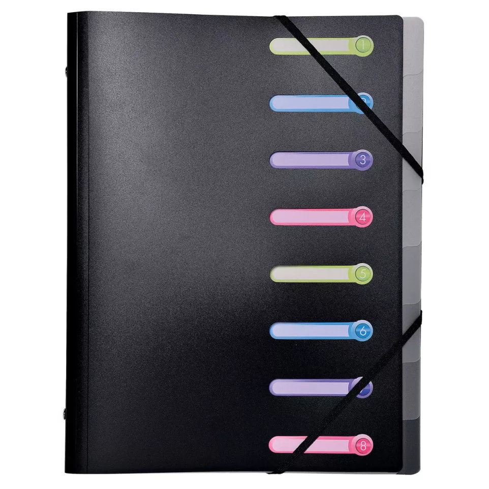 Exacompta Trieur Exacase noir, 8...