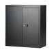 Bisley Office Furniture Swing Door Cabinet, 100 x 91.4 x 40 cm (H x W x D), 1 Shelf, Black