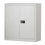 Bisley armoire à portes battantes, ft 100 x 91,4 x 40 cm (h x l x p), 1 tablette, gris