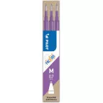 Pilot FriXion Ball and FriXion Clicker Refills Purple Box of 3