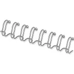 Fellowes peignes métalliques, boîte de 100 pièces, 14 mm, argent