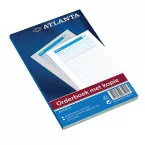 Atlanta by Jalema Orderbook 50 x 2 feuilles, ft 21 x 14,8 cm, 1 feuille carbone