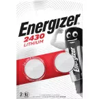 Energizer pile bouton, CR2430, blister 2 pièces