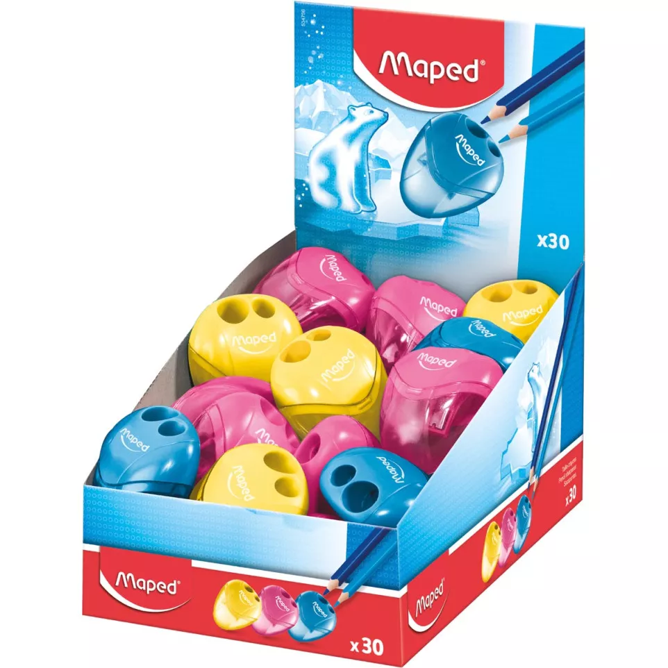 Maped taille-crayon i-gloo, 2 trous,...