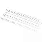 Fellowes reliures, paquet de 100 pièces, 8 mm, blanc