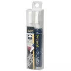 Securit Waterproof Chalk Marker, Medium, White, Pack of 2