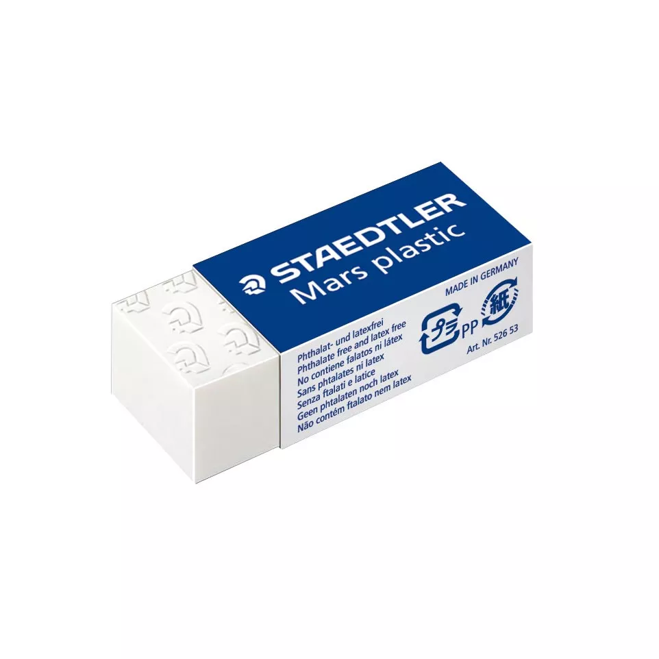 Staedtler gum Mars Plastic, mini, wit