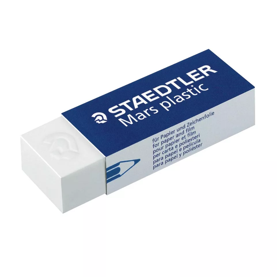 Staedtler gomme Mars Plastic, blanc,...