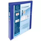 Exacompta Kreacover classeur bleu 4 anneaux de 25 mm