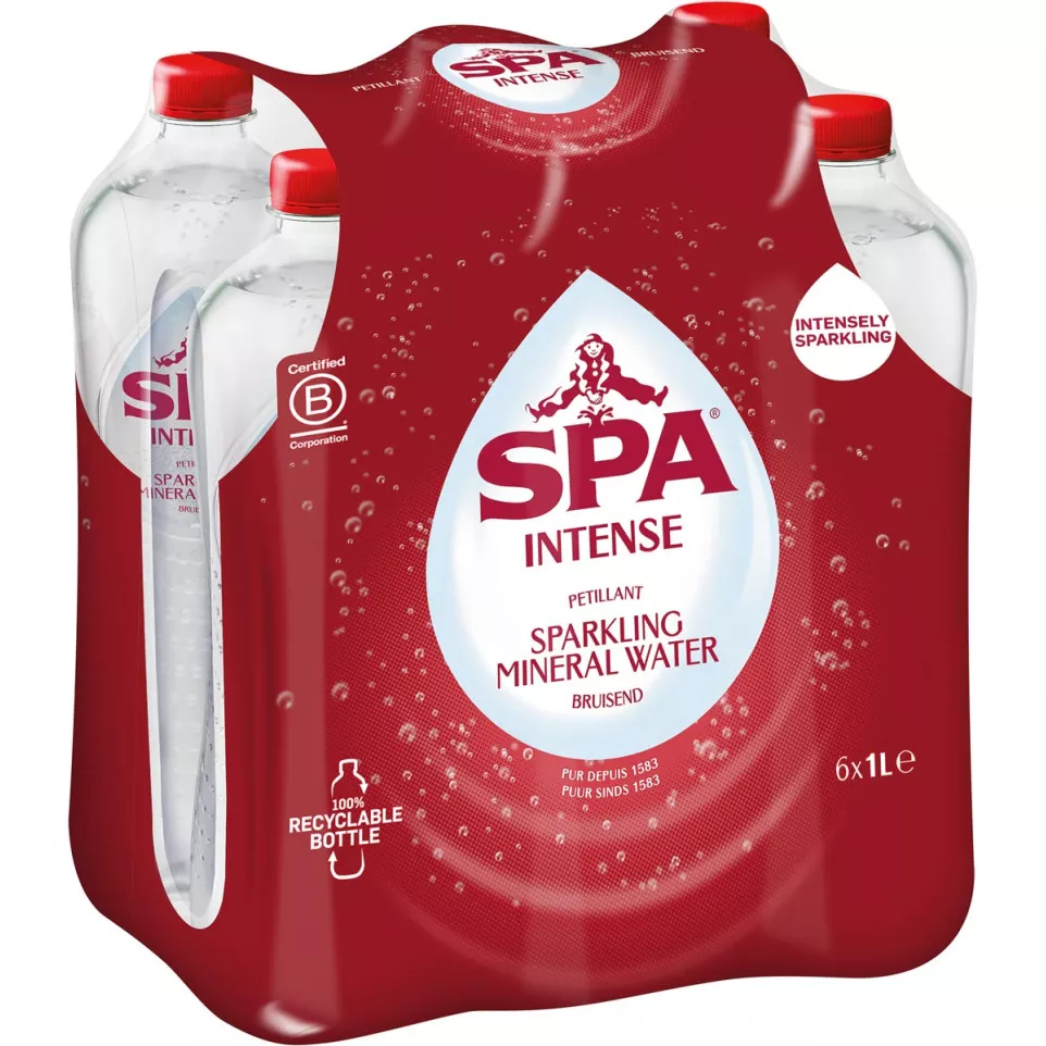 Spa Intense water, fles van 1 liter,...