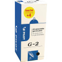 Pilot gelroller G-2 medium, zwart, value pack met 16 + 4 stuks