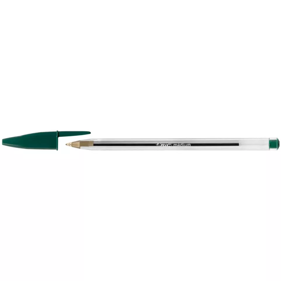 Bic stylo bille Cristal Medium, vert
