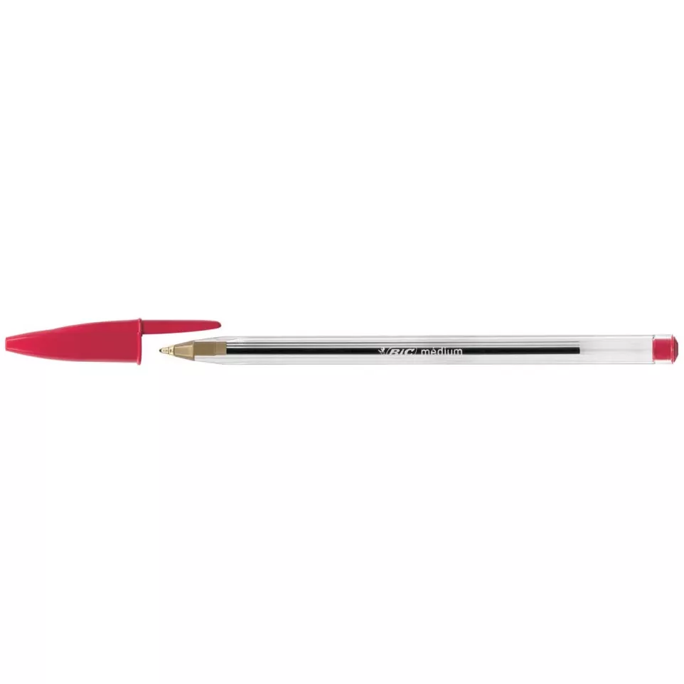 Bic stylo bille Cristal Medium, rouge