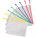 Tarifold Zip Pouch A4 Pack of 8 Assorted Colors